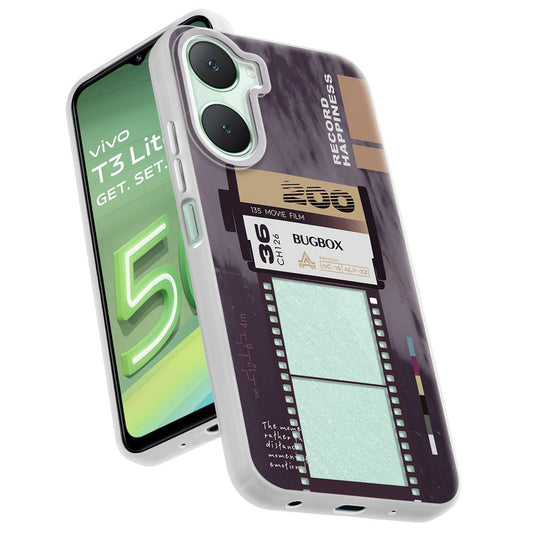 Designer Cover Case with Customizable Transparent Slot for Personalised Photos For Vivo T3 lite 5G