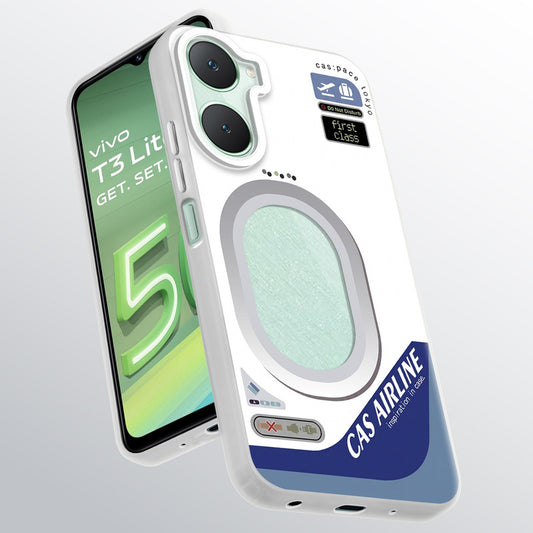 Designer Cover Case with Customizable Transparent Slot for Personalised Photos For Vivo T3 lite 5G