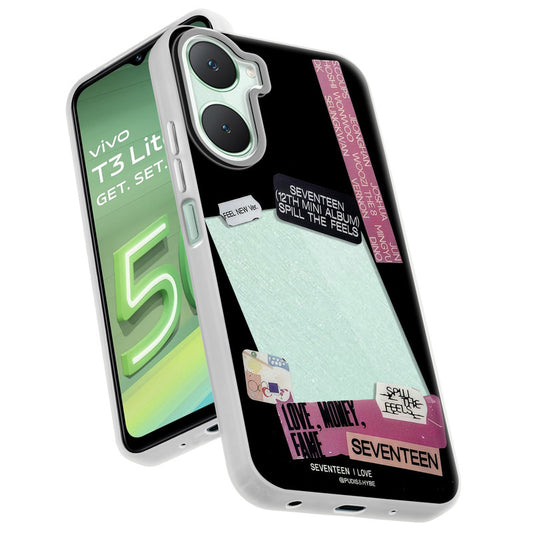 Designer Cover Case with Customizable Transparent Slot for Personalised Photos For Vivo T3 lite 5G