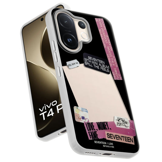 Designer Cover Case with Customizable Transparent Slot for Personalised Photos For Vivo T4 Pro 5G