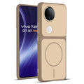 Full protective dual tone Brown silicone case for Vivo T4R 5G showing front and back design coverage