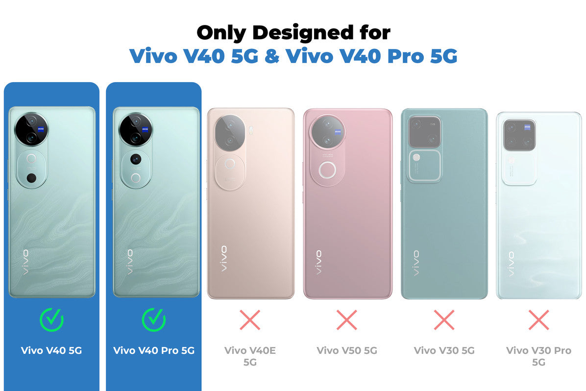 Classic Matte Silicone Back Case for Vivo V40 Pro 5G