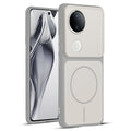 Full protective dual tone White silicone case for Vivo V50e 5G showing front and back design coverage