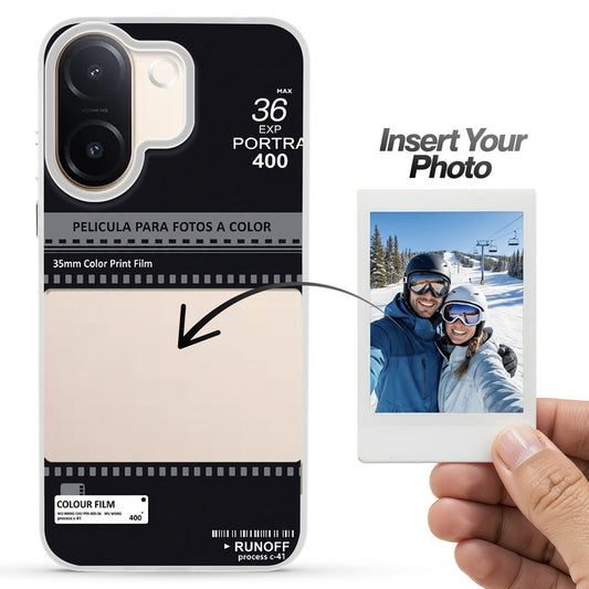 Designer Cover Case with Customizable Transparent Slot for Personalised Photos For Vivo V60e 5G