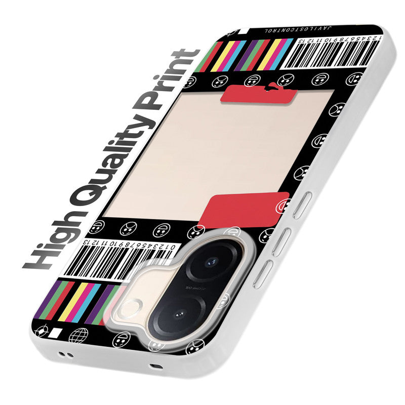 Designer Cover Case with Customizable Transparent Slot for Personalised Photos For Vivo V60e 5G