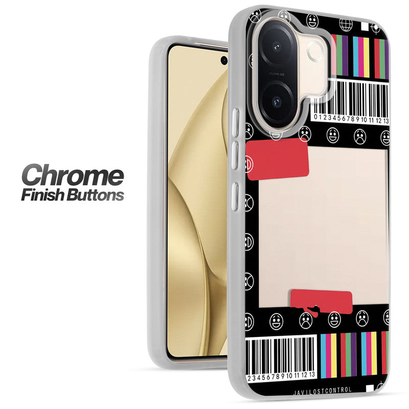 Designer Cover Case with Customizable Transparent Slot for Personalised Photos For Vivo V60e 5G