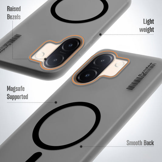 Colourful Frosted Matte With Raised Camera Protection Back Cover Case For Vivo V60e 5G