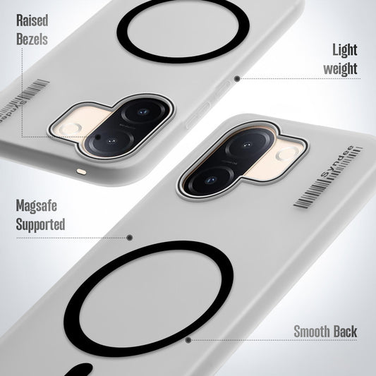 Frosted Sleek Matte With Raised Camera Protection Back Cover Case For Vivo V60e 5G