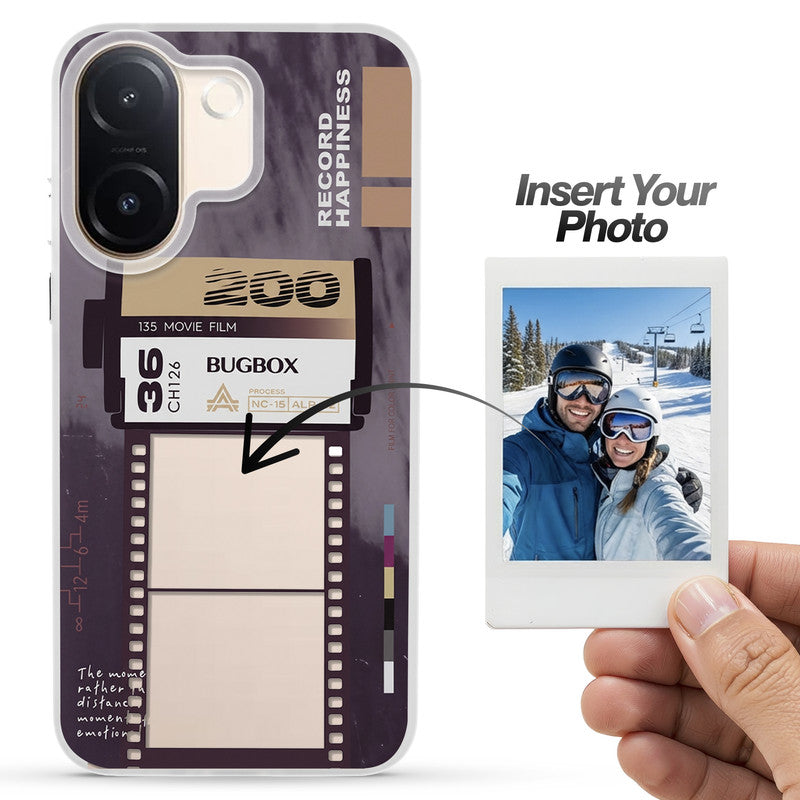 Designer Cover Case with Customizable Transparent Slot for Personalised Photos For Vivo V60e 5G