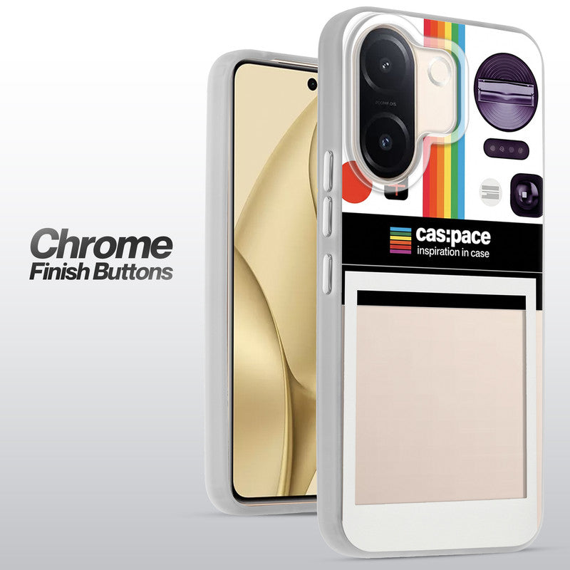 Designer Cover Case with Customizable Transparent Slot for Personalised Photos For Vivo V60e 5G
