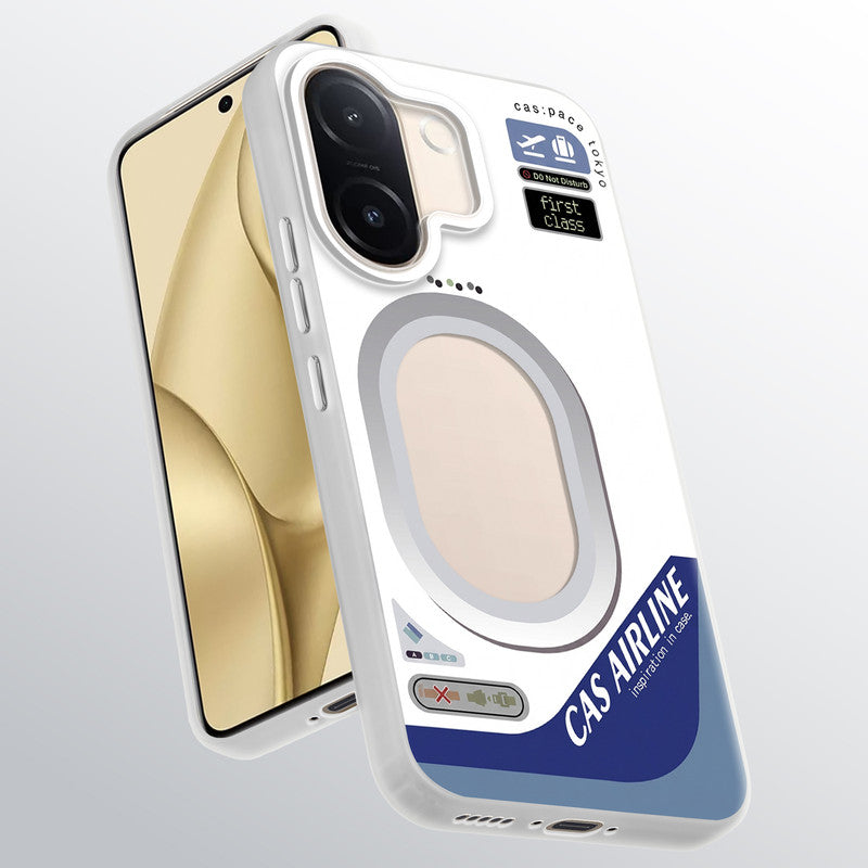 Designer Cover Case with Customizable Transparent Slot for Personalised Photos For Vivo V60e 5G