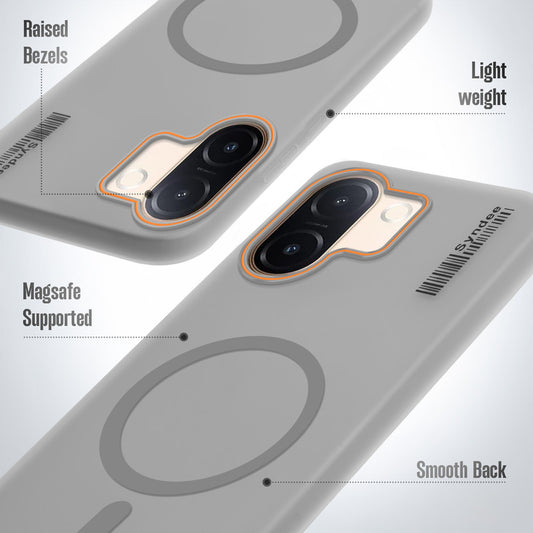 Colourful Frosted Matte With Raised Camera Protection Back Cover Case For Vivo V60e 5G