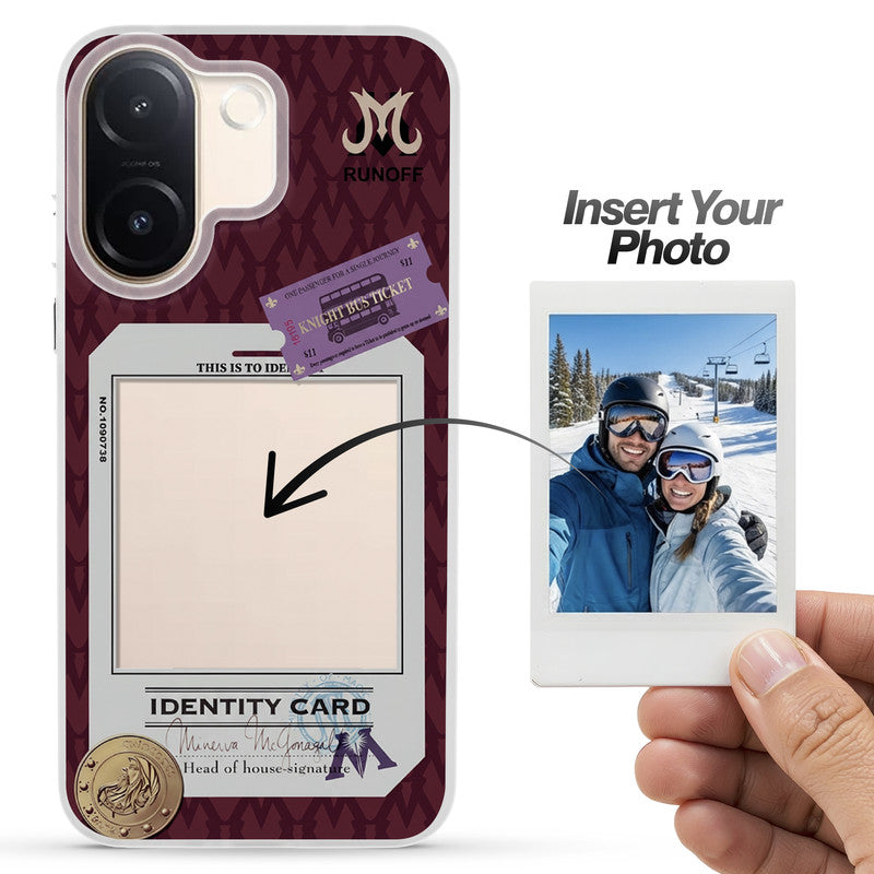 Designer Cover Case with Customizable Transparent Slot for Personalised Photos For Vivo V60e 5G