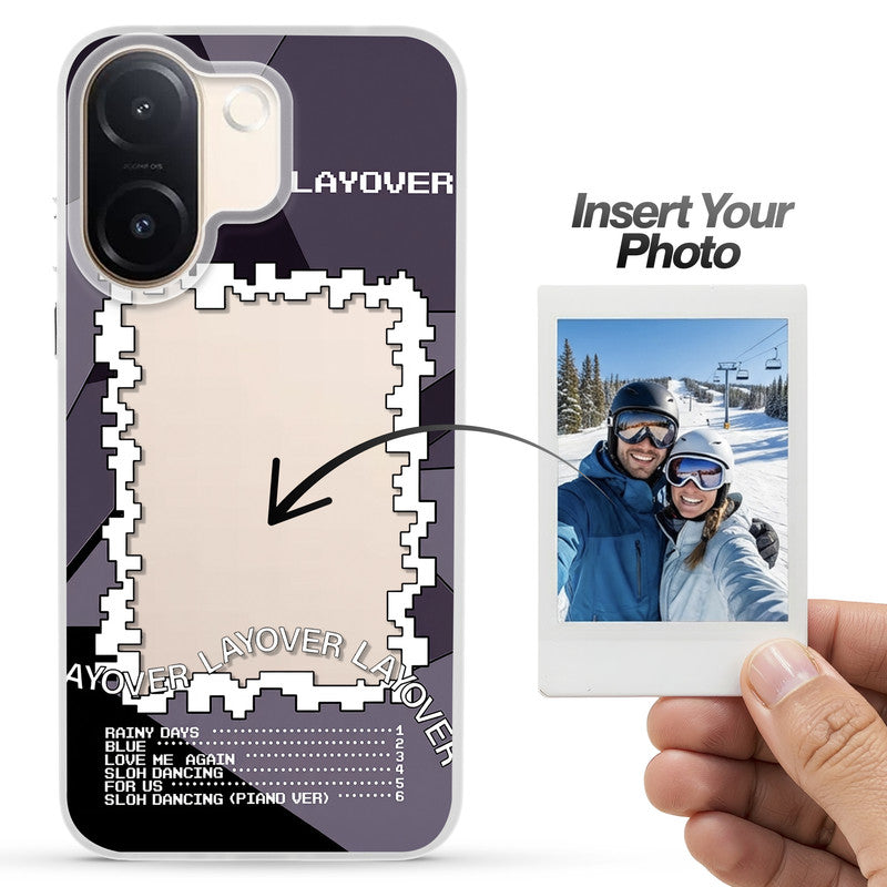 Designer Cover Case with Customizable Transparent Slot for Personalised Photos For Vivo V60e 5G