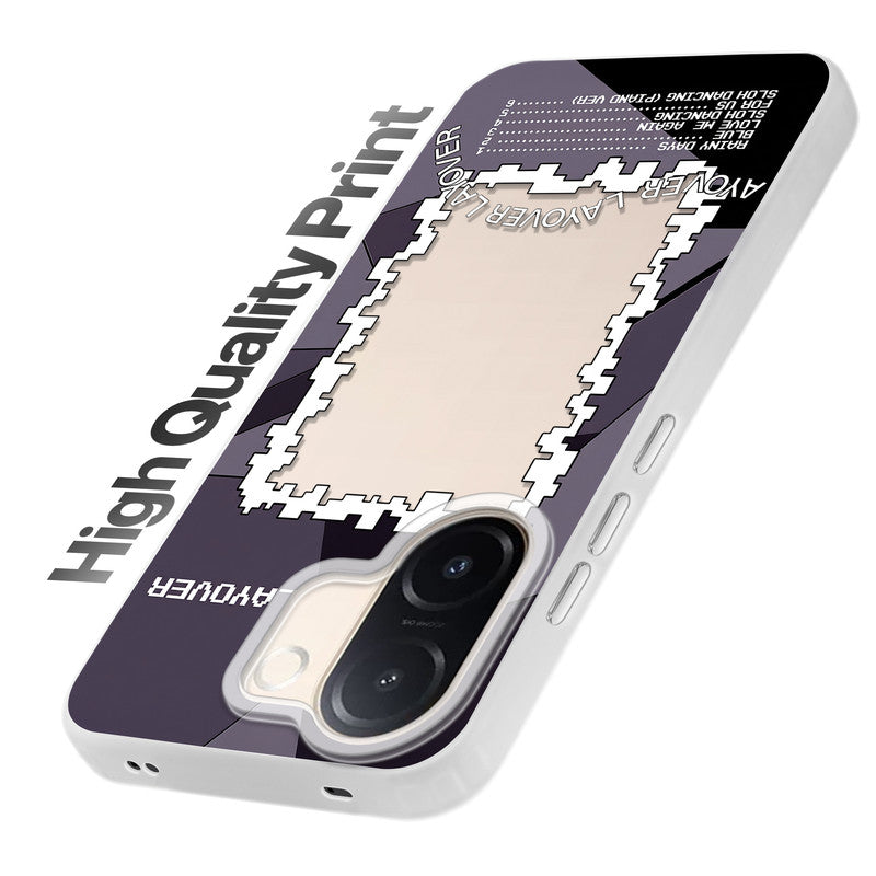Designer Cover Case with Customizable Transparent Slot for Personalised Photos For Vivo V60e 5G