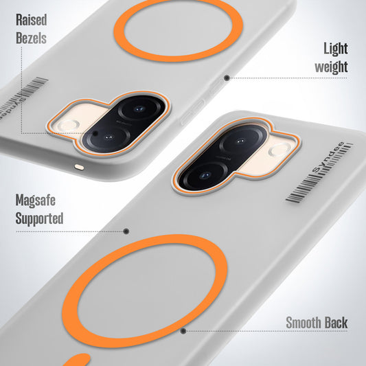 Frosted Sleek Matte With Raised Camera Protection Back Cover Case For Vivo V60e 5G