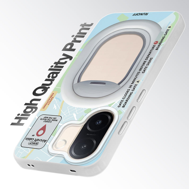 Designer Cover Case with Customizable Transparent Slot for Personalised Photos For Vivo V60e 5G