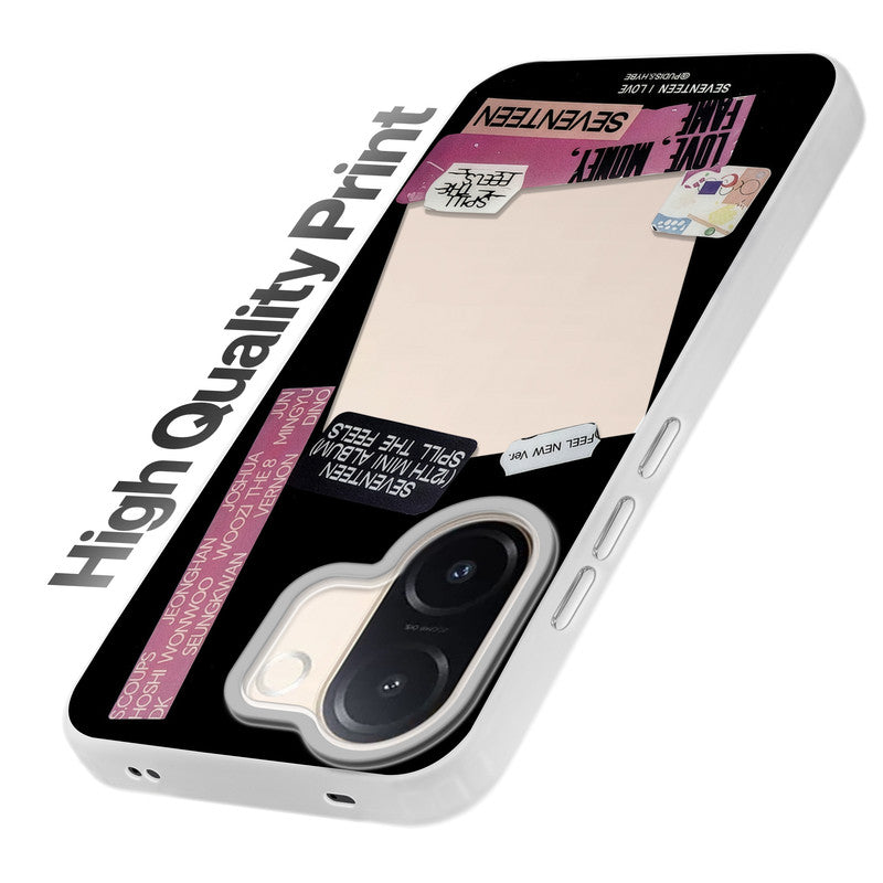 Designer Cover Case with Customizable Transparent Slot for Personalised Photos For Vivo V60e 5G