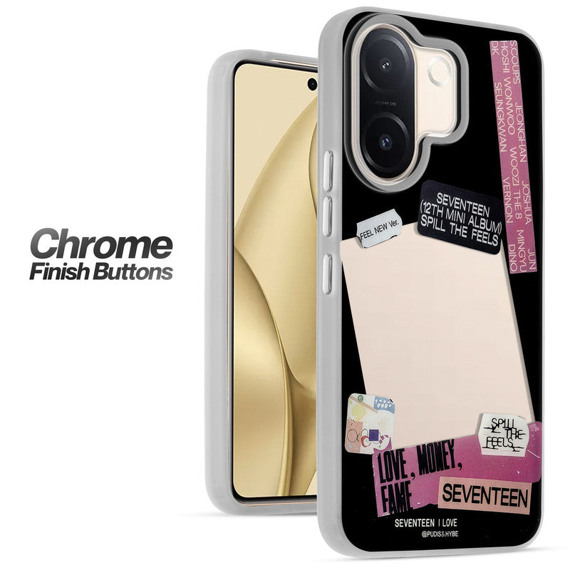 Designer Cover Case with Customizable Transparent Slot for Personalised Photos For Vivo V60e 5G