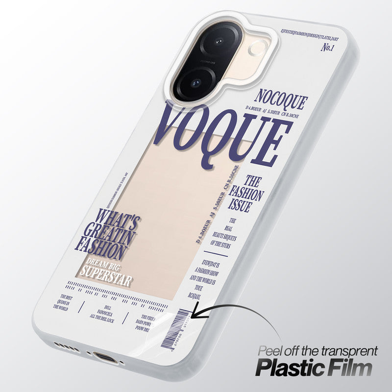 Designer Cover Case with Customizable Transparent Slot for Personalised Photos For Vivo V60e 5G
