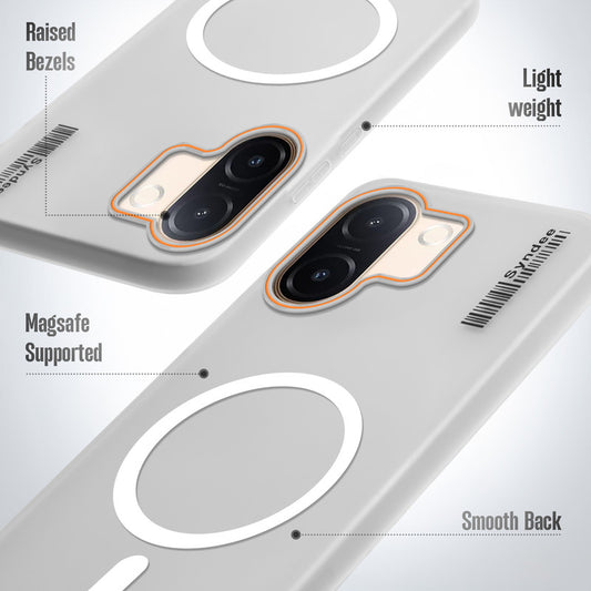 Colourful Frosted Matte With Raised Camera Protection Back Cover Case For Vivo V60e 5G