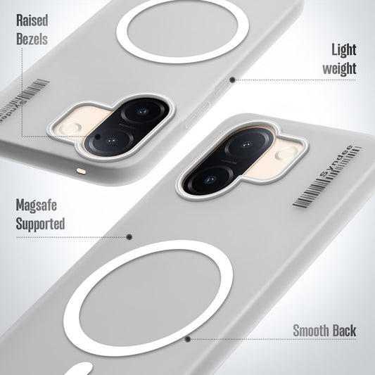 Frosted Sleek Matte With Raised Camera Protection Back Cover Case For Vivo V60e 5G