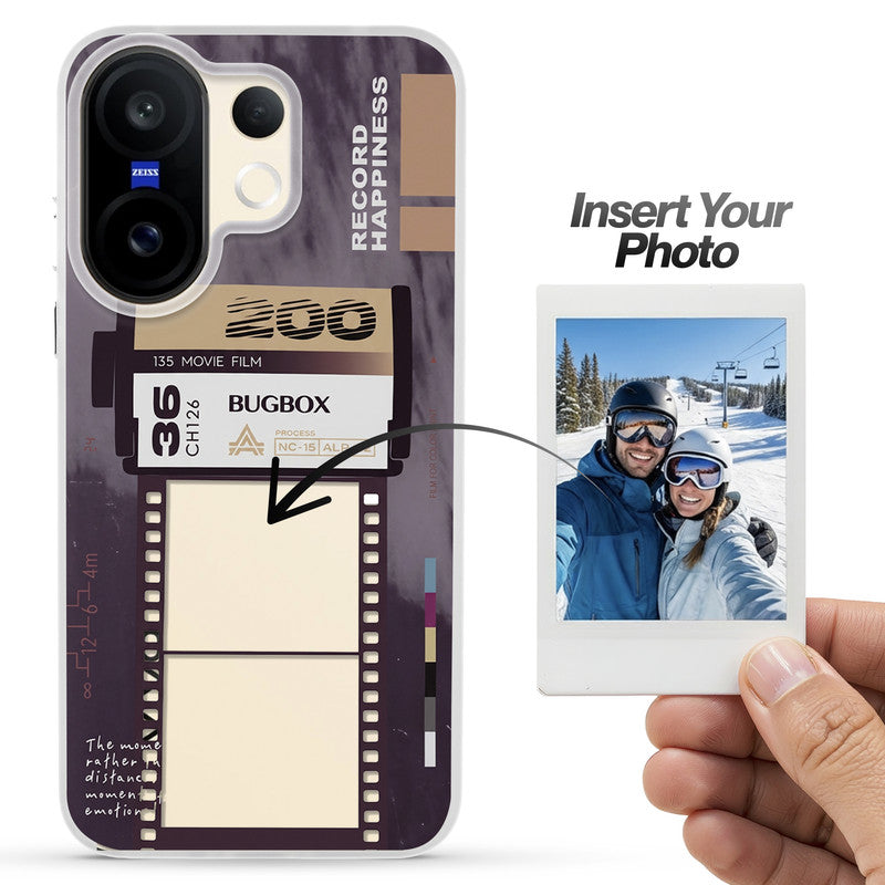Designer Cover Case with Customizable Transparent Slot for Personalised Photos For Vivo X200 FE 5G