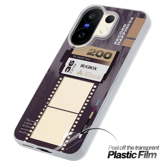 Designer Cover Case with Customizable Transparent Slot for Personalised Photos For Vivo X200 FE 5G