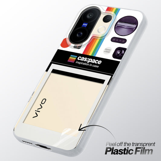 Designer Cover Case with Customizable Transparent Slot for Personalised Photos For Vivo X200 FE 5G