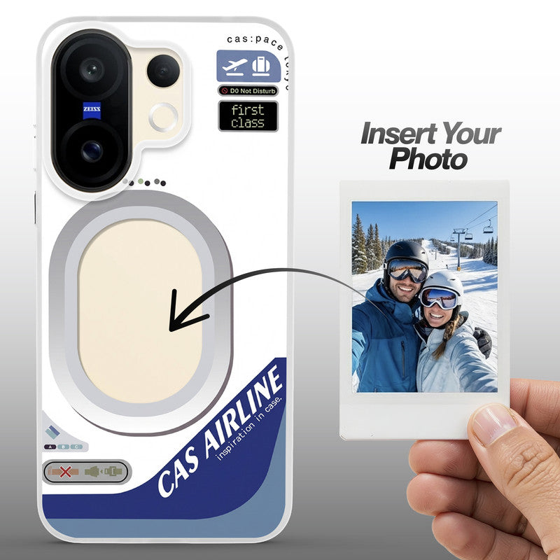Designer Cover Case with Customizable Transparent Slot for Personalised Photos For Vivo X200 FE 5G