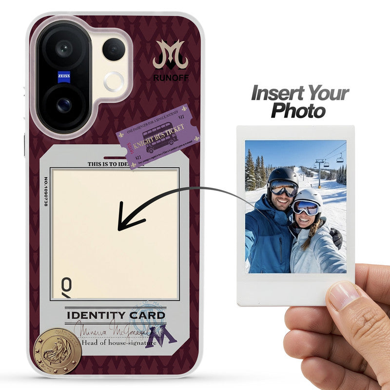 Designer Cover Case with Customizable Transparent Slot for Personalised Photos For Vivo X200 FE 5G