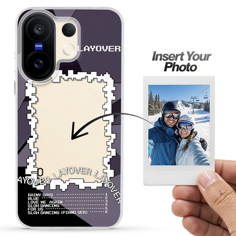 Designer Cover Case with Customizable Transparent Slot for Personalised Photos For Vivo X200 FE 5G