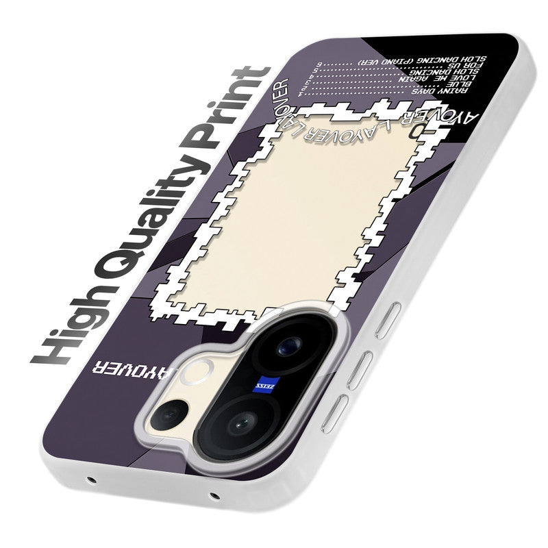 Designer Cover Case with Customizable Transparent Slot for Personalised Photos For Vivo X200 FE 5G