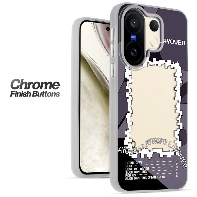 Designer Cover Case with Customizable Transparent Slot for Personalised Photos For Vivo X200 FE 5G
