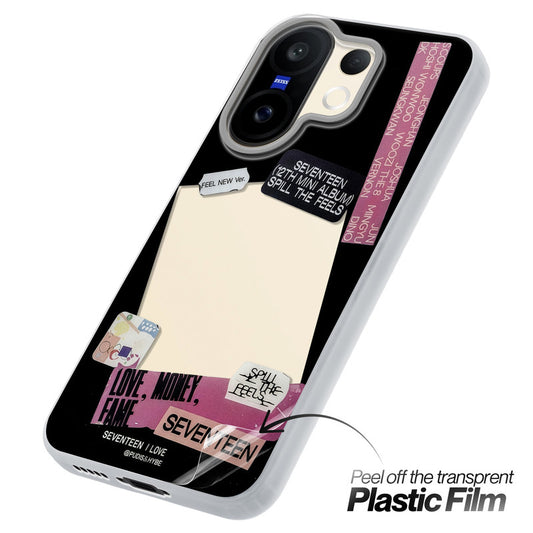 Designer Cover Case with Customizable Transparent Slot for Personalised Photos For Vivo X200 FE 5G