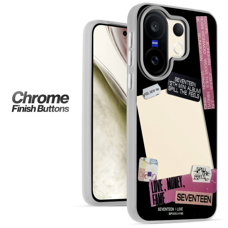 Designer Cover Case with Customizable Transparent Slot for Personalised Photos For Vivo X200 FE 5G