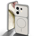 Dual tone silicone White back cover for Vivo X200 FE 5G showing camera protection and design