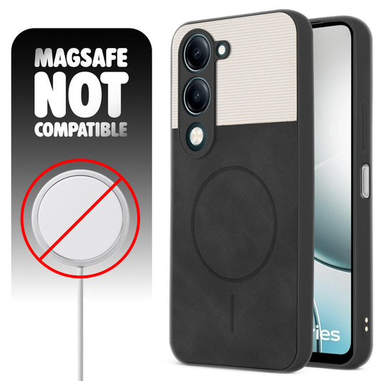 Hybrid PU Leather Matte Cover for Vivo Y19e