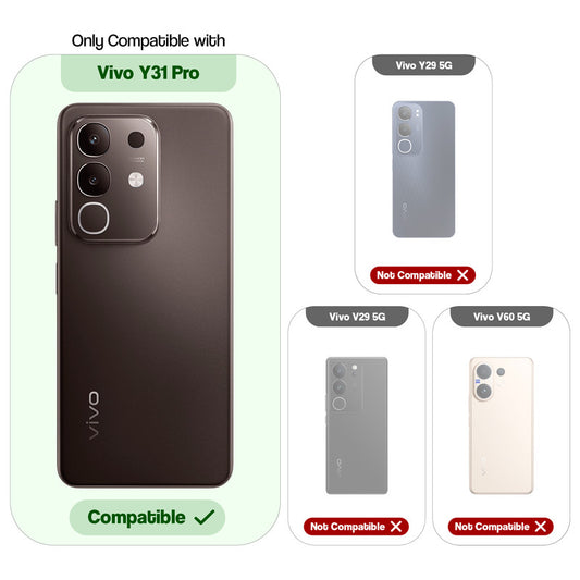 Soft Frame Clear Case For Vivo Y31 Pro 5G
