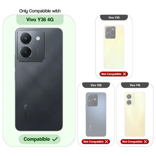 3D Puffer Pattern Silicone Back Cover for Vivo Y36 4G, Shockproof Protective Case