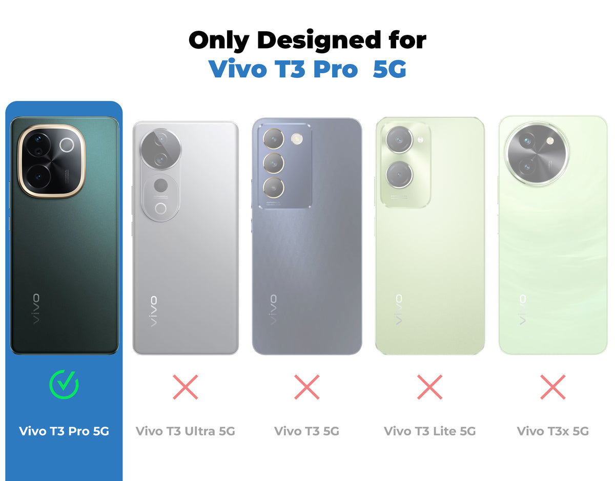 Shiny Edge Cuts Case for Vivo T3 Pro 5G
