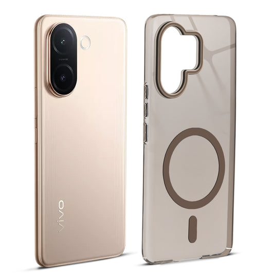 Anti-Yellow Scratch Resistant Case Support Magnetic Accessories Back Cover For Vivo V60e 5G