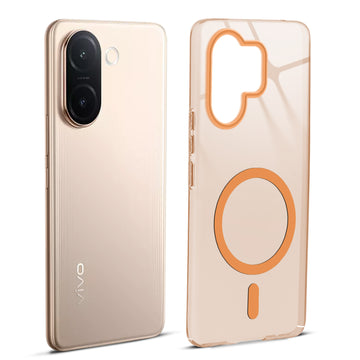 Anti-Yellow Scratch Resistant Case Support Magnetic Accessories Back Cover For Vivo V60e 5G