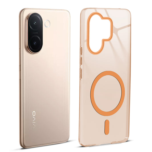 Anti-Yellow Scratch Resistant Case Support Magnetic Accessories Back Cover For Vivo V60e 5G