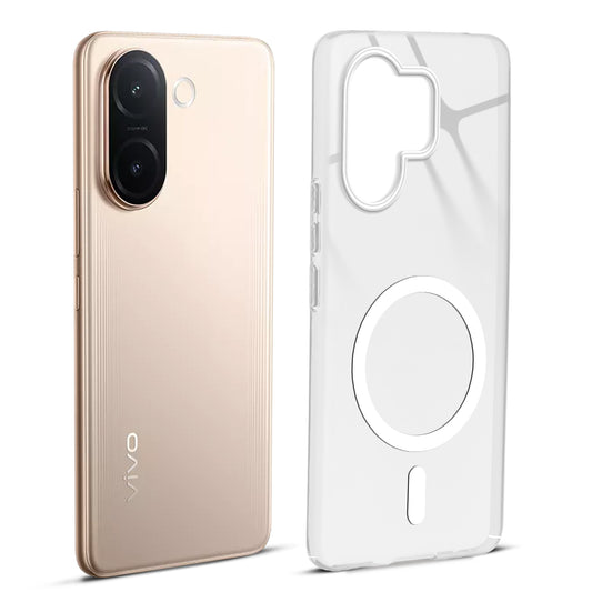 Anti-Yellow Scratch Resistant Case Support Magnetic Accessories Back Cover For Vivo V60e 5G