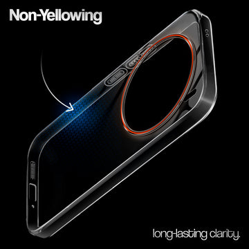 Crystal Clear Anti-Yellow Transparent Back Cover Case With Camera Ring Protection for Vivo X200 Pro 5G