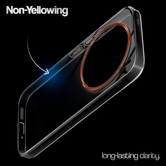 Crystal Clear Anti-Yellow Transparent Back Cover Case With Camera Ring Protection for Vivo X200 Pro 5G