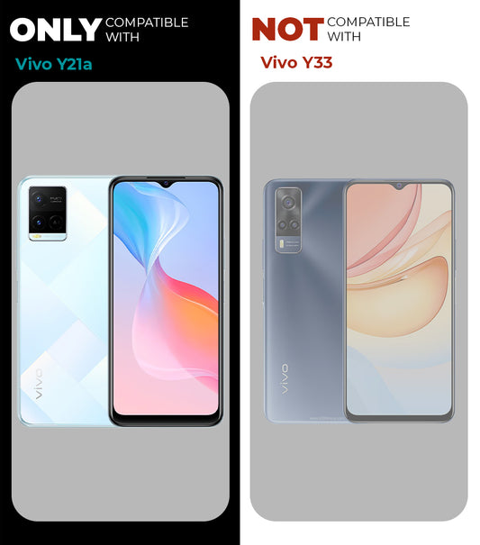 Classic Matte Silicone Back Case for Vivo Y21A