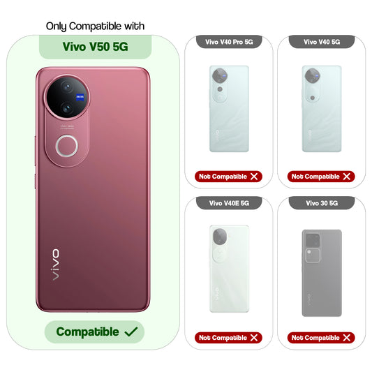 Shiny Edge Hard Case For Vivo V50 5G