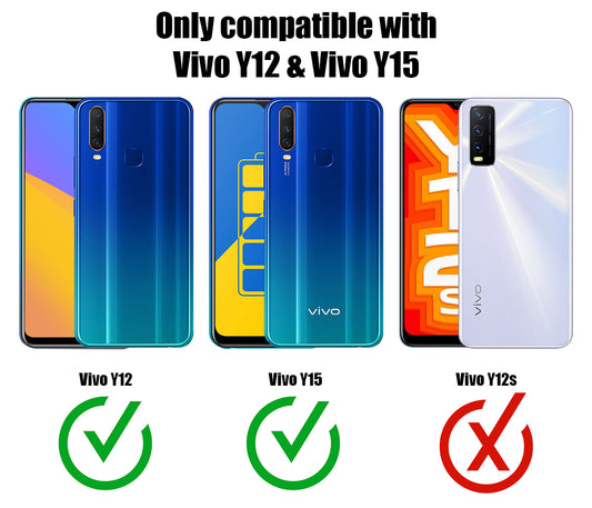 Crystal Clear Hard Back Anti-Yellowing Phone Case For Vivo Y15
